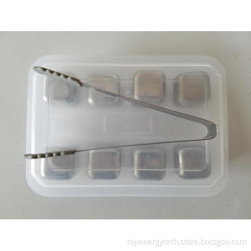 Food Graded Reusable Stainless Steel Cooling Ice Cubes